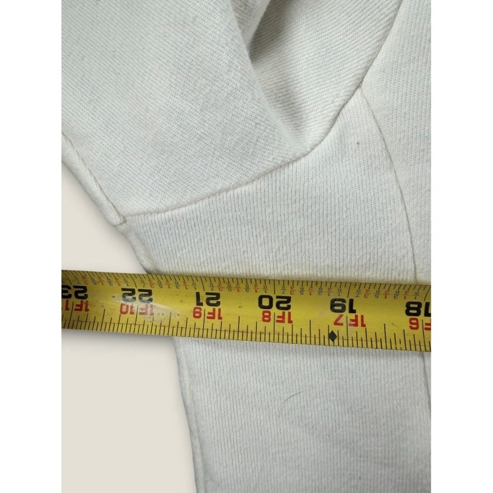 Alo Yoga Hoodie Womens Small S Off White Sherpa Lined Hood Sweatshirt Fleece - Picture 3 of 6